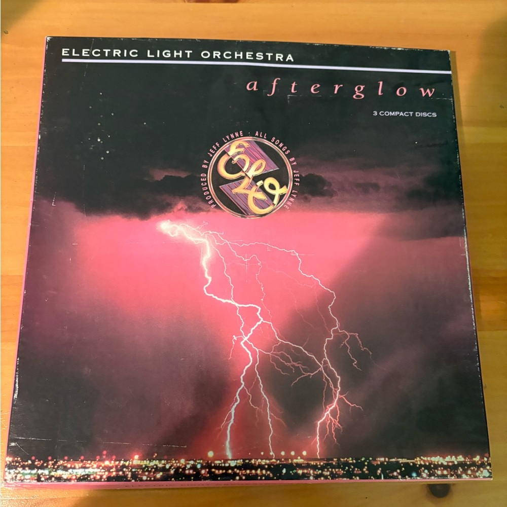 Vintage Afterglow electric light orchestra box set comes with booklet and cds